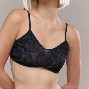 Black Lace Bra